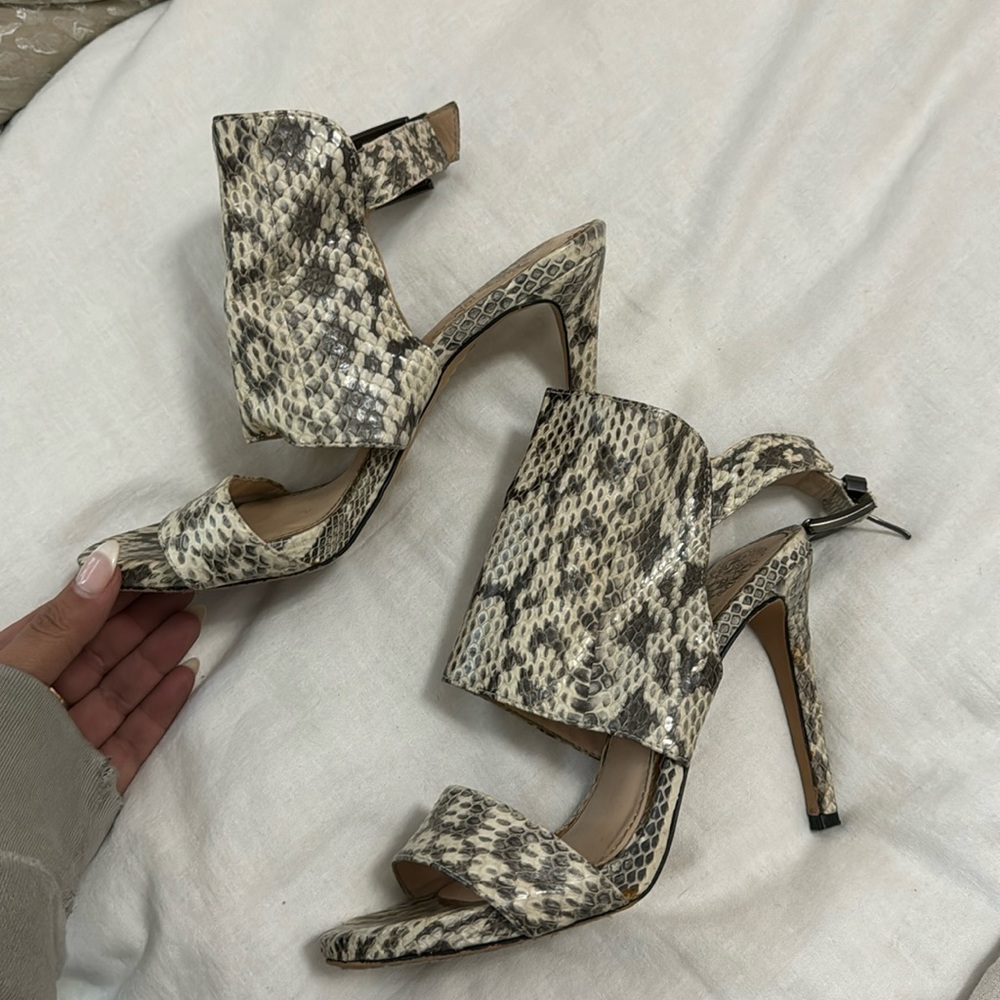 Vince Camuto Snake Heels